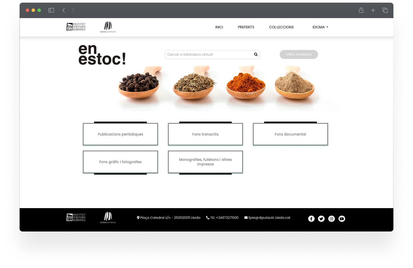 Repositorio digital del Institut d'Estudis Ilerdencs desarrollado por Databot