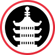 Ilustración de Patricia Oliva, Junior Developer, con un icono de una pagoda japonesa.