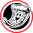 Ilustración de Martí Domènech, CTO de Databot, con un icono de pizza en estilo cartoon.